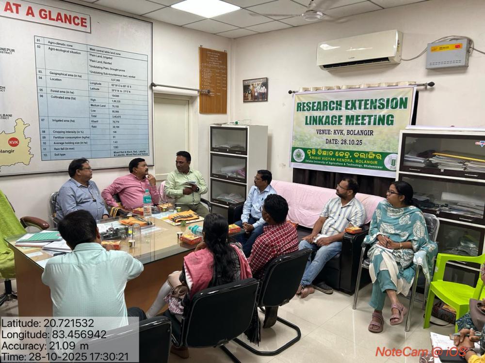 Krishi Vigyan Kendra, Bolangir